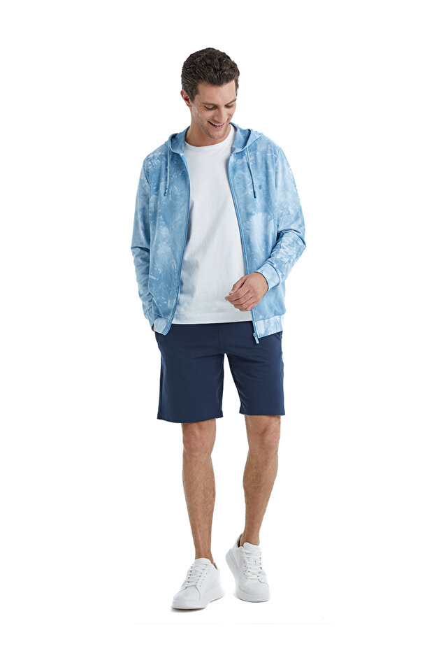 Erkek Sweatshirt 40504 - Mavi - 6