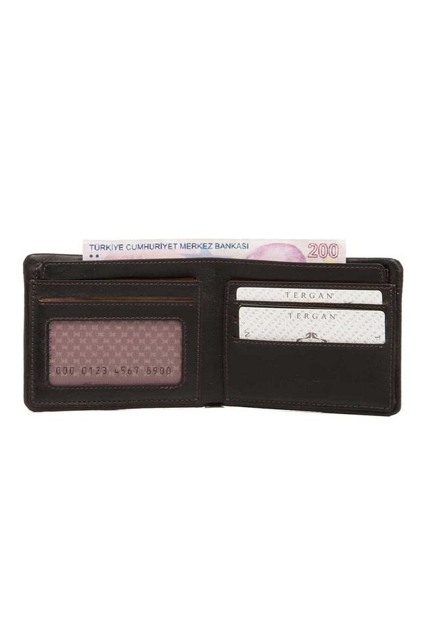 Kahve Hakiki Deri Erkek Cüzdan - S1ce00001585-d38 - 2