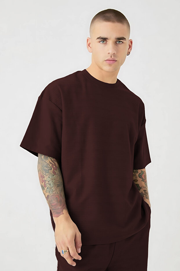 بدلة رجالية من القطن الممشط الأساسي - 3