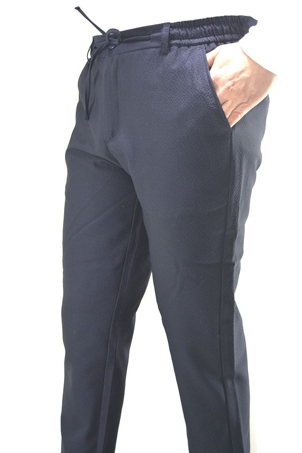 Manjogger Gofre Jogger Pantolon Lacivert - 2