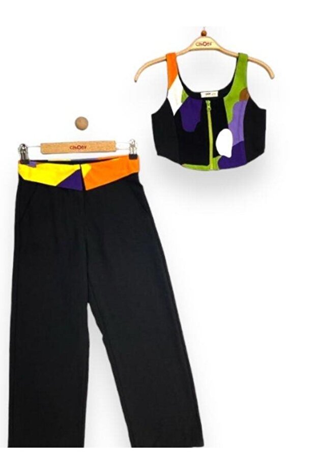 Devojčina bluza i pantalone Sa deznom set - 7