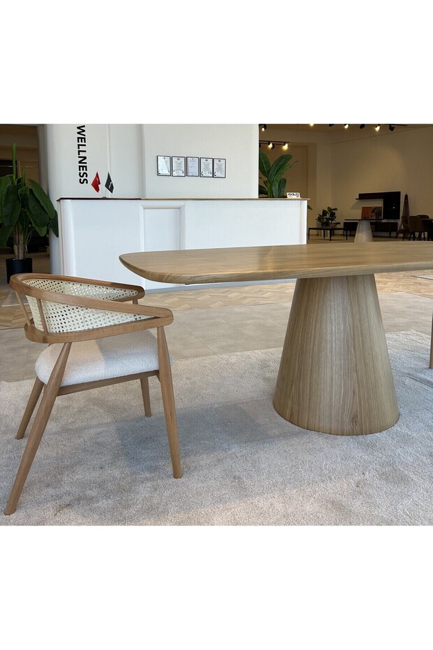 Fellas Meşe Hareli Bohem Masa - 7