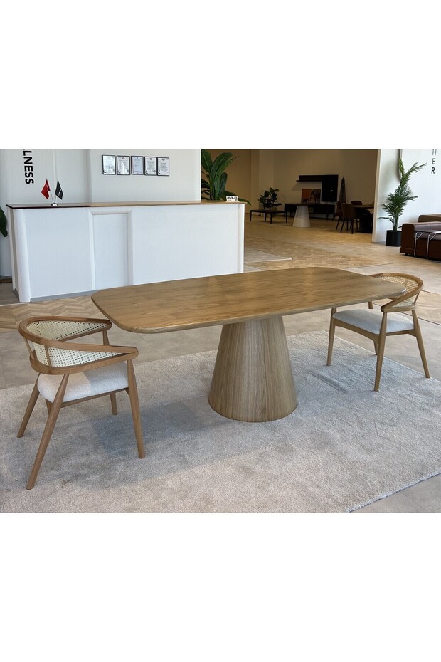 Fellas Meşe Hareli Bohem Masa - 4