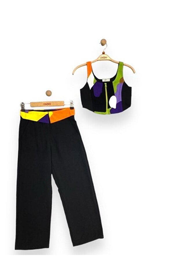 Devojčina bluza i pantalone Sa deznom set - 1