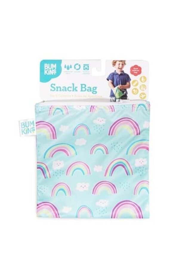 حقيبة وجبات خفيفة كبيرة - قوس قزح - 3