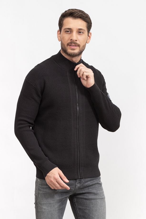 Core Badge Zip Through Erkek Hırkaj30j323814 - 2