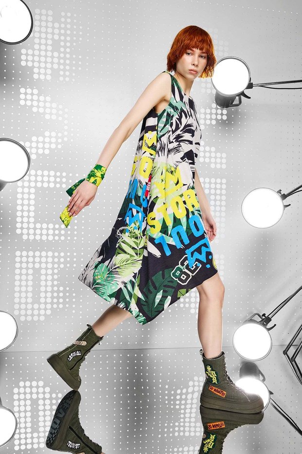 Women's Multicolored Dress 15348