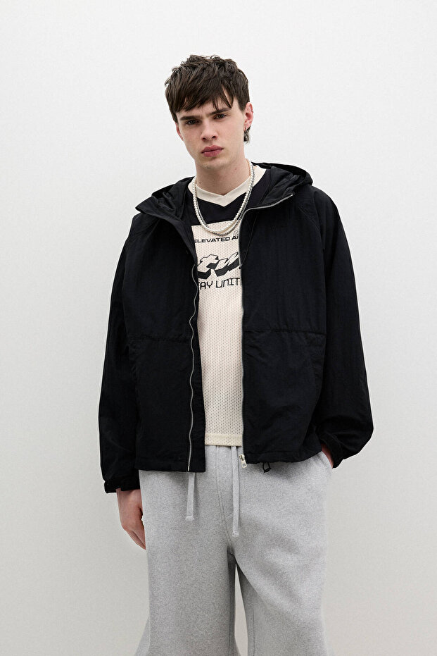 Kapüşonlu hafif yağmurluk - 2