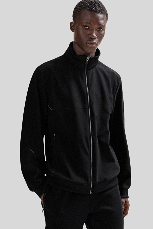 Regular Fit Ceket Siyah - 1