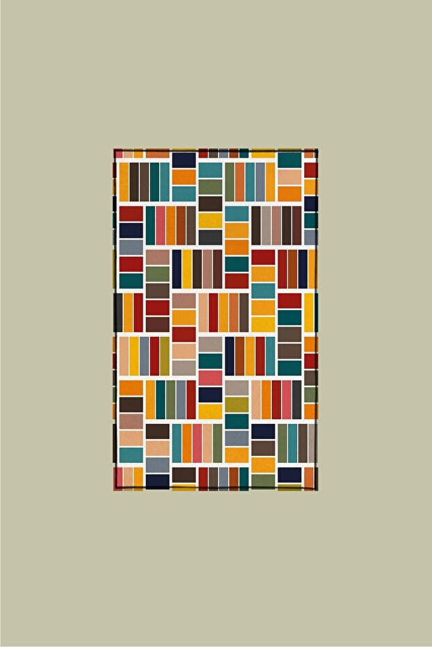 Patchwork 2'li Banyo Paspas Takım - 4