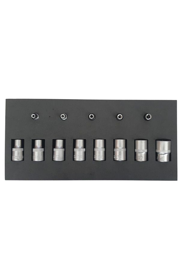 13 Parça 1/4 ve 1/2 E Lokma Takımı (Dişi Torx) - 1