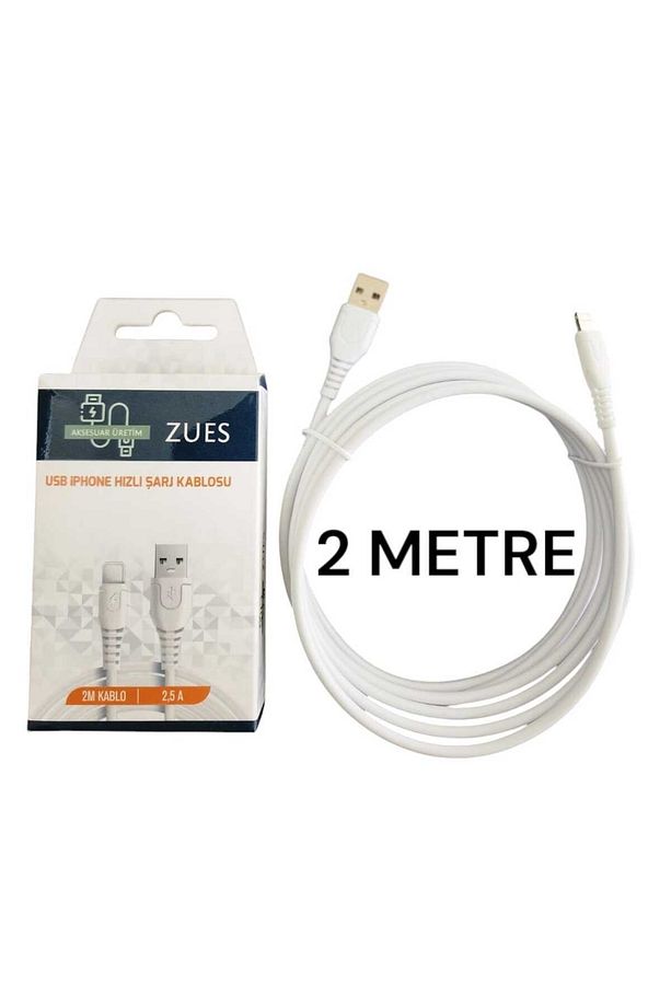 Usb Iphone Hızlı Sarj Kablosu 2m(2,5A) - 2