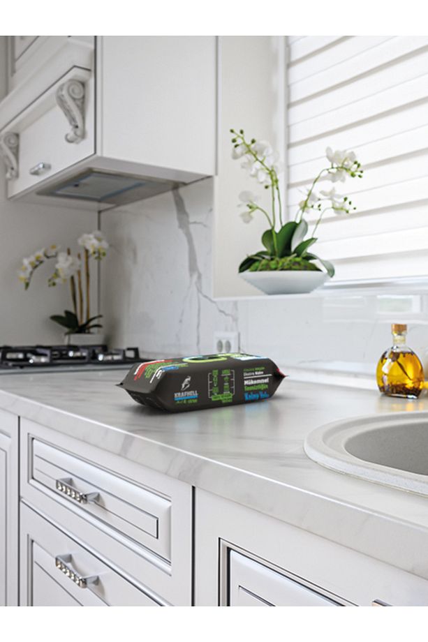 Fast & Clean Ekstra Büyük Yüzey Temizlik Havlusu Sirke Etkili Xl 100 Yaprak - 4