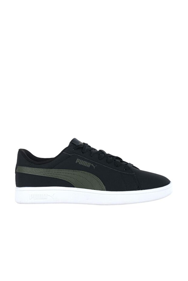 Men's Black Puma Smash 3.0 Buck Casual Shoes 392336 -07