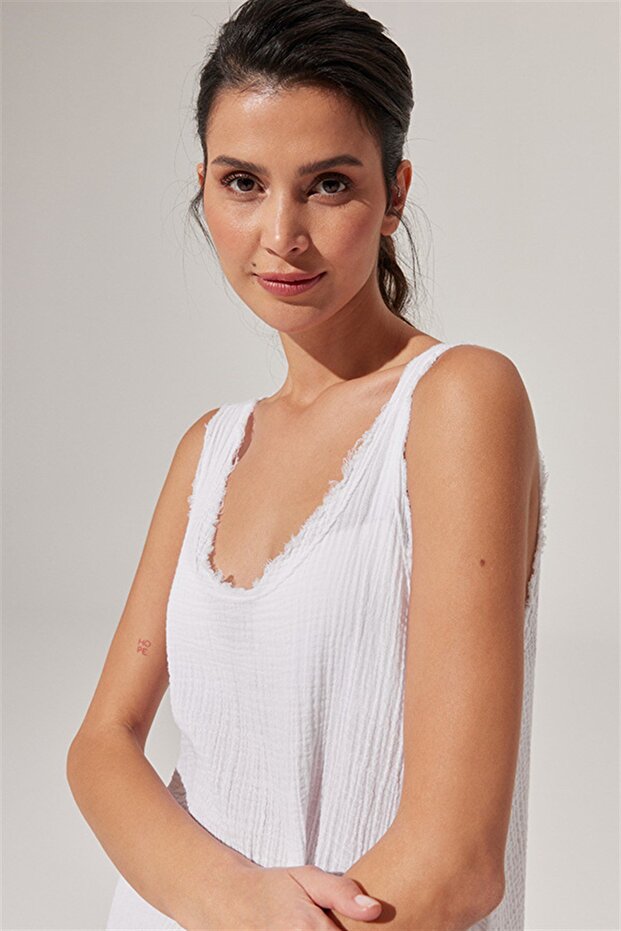 Double Face Askılı Elbise - 2