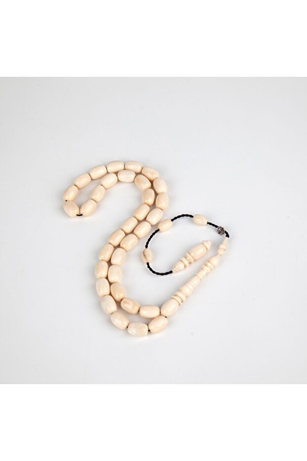 Mammoth Tooth (Tusk) Almond Cut 8X12Mm Rosary
