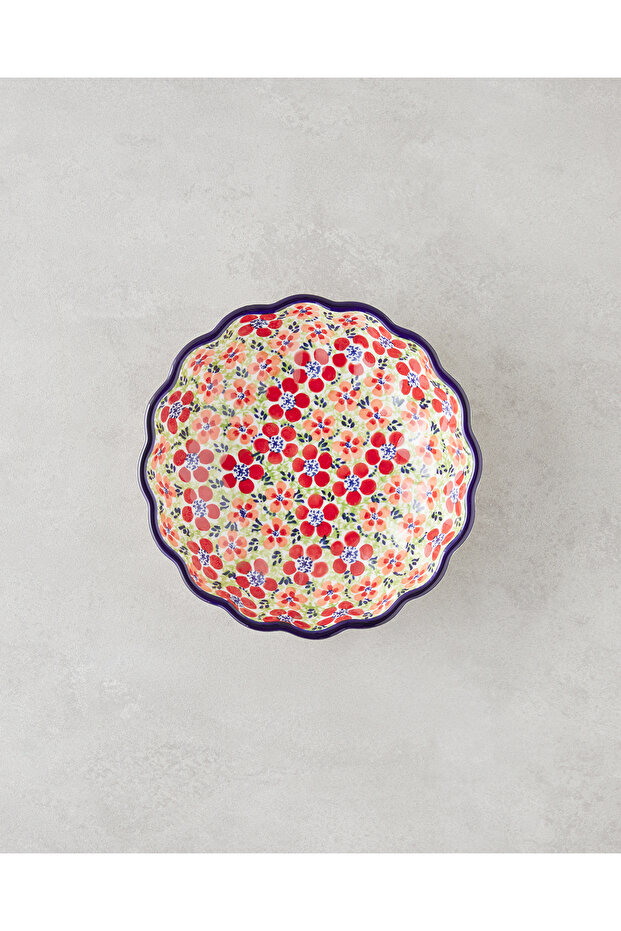 Botanic Stoneware Kase 21,5 cm Renkli - 2