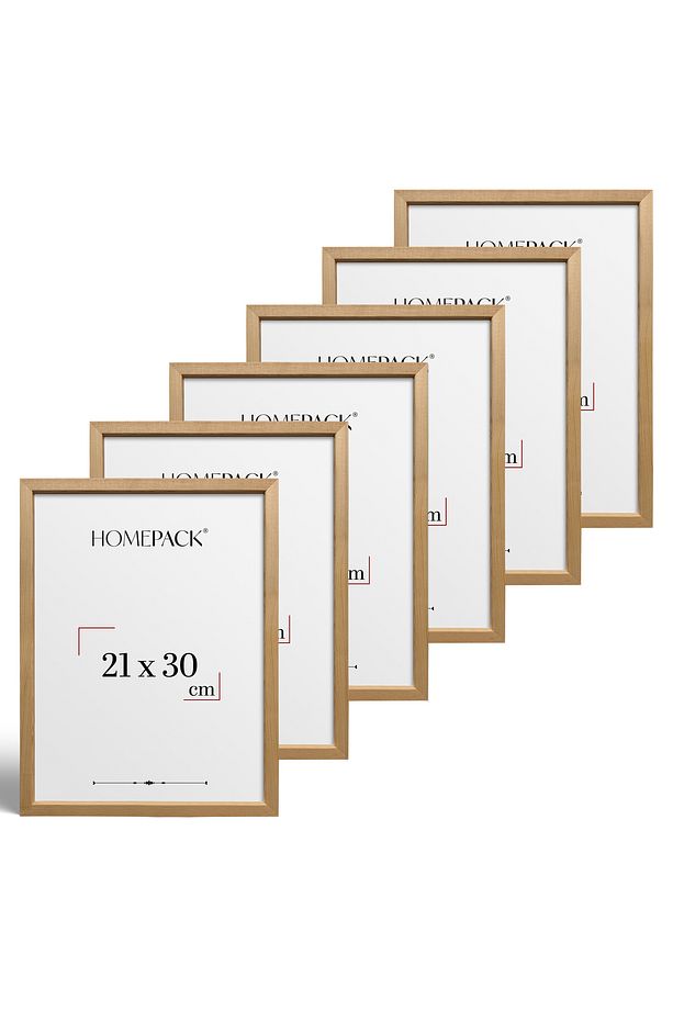 Altılı Ahşap Çerçeve mdf ayaklı AHSAP6LI21X30 - 1