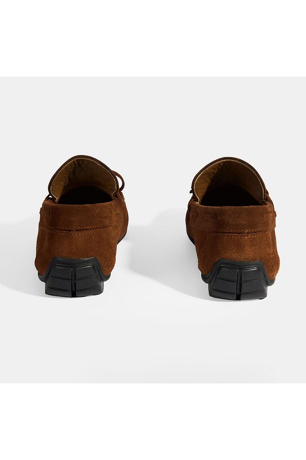 Calandra Taba Erkek Bağcık Detaylı Slip-On Süet Loafer - 8