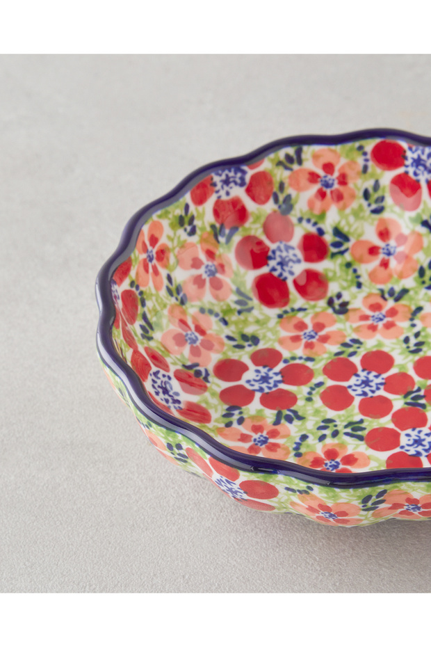 Botanic Stoneware Kase 21,5 cm Renkli - 3