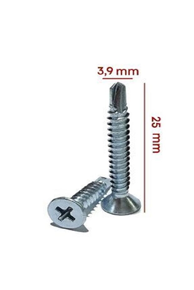 3*9*25 MATKAP UÇLU AKILLI VİDA 100 ADET