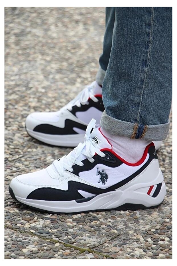 U.S. Polo Assn. Husky Men's Shoes - White