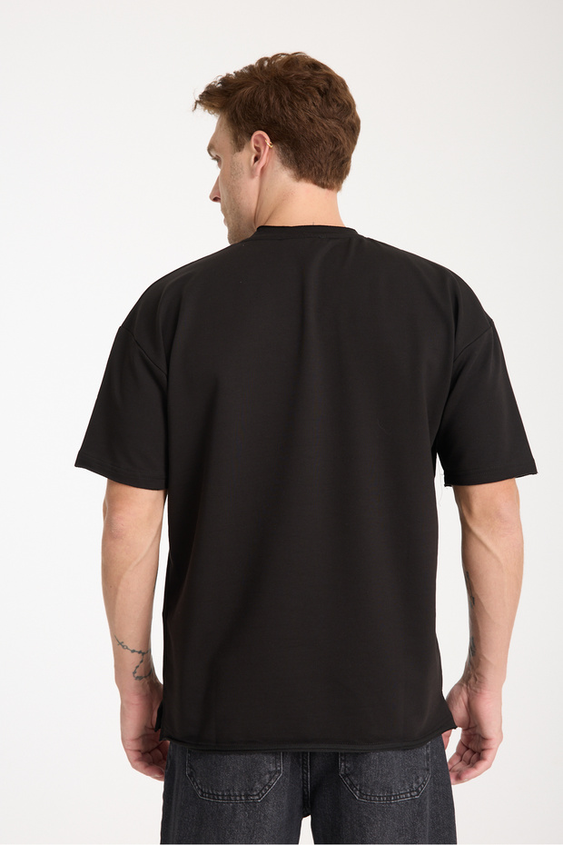 Quell Erkek Oversize Basic Tişört - 5
