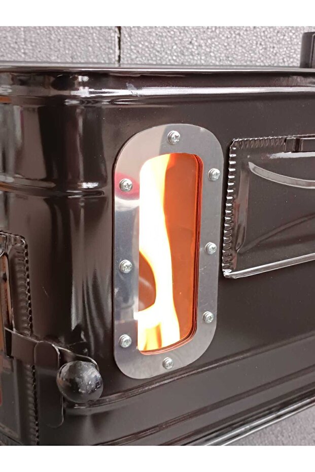 gencocamping kuzineli camlı kamp sobası - 4