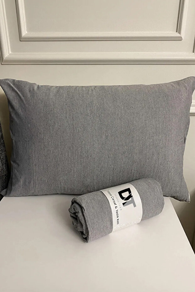 Double Cotton Fitted Sheet Set + 2 Pillowcases | Double King Size Bed Sheet Set