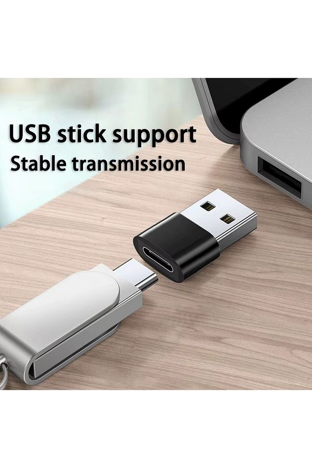 Yeni Nesil Başlık Aparatı Apple Android Üniversal Çevirici Type-c To Usb Dönüştürücü Otg 5 Adet - 6