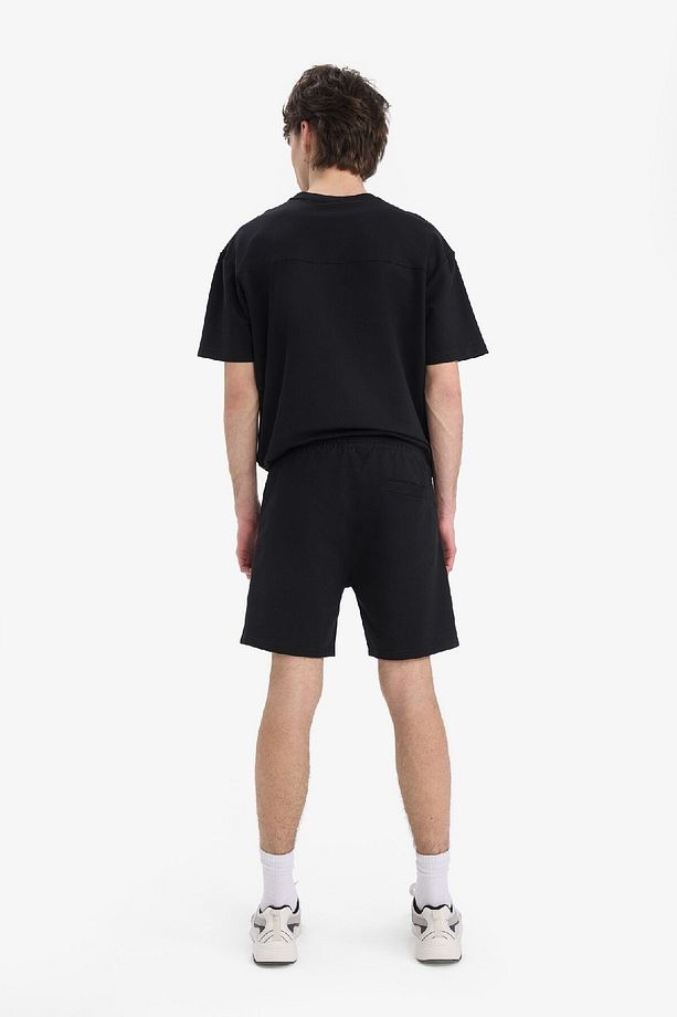 Slim Fit Dar Kesim Dar Paça Basic Düz Şort B8674ax25sp - 6