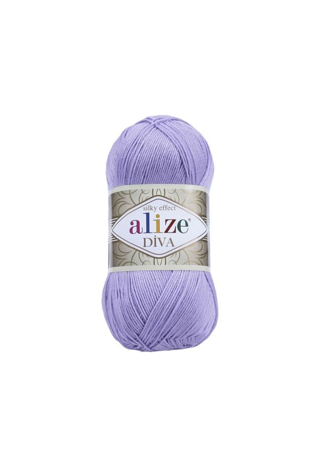 Diva Merserize Ip Yazlık Bikini Bustiyer Bluz Örgü Ipi 158 Lavanta-hazaren Çiçeği Crop Örgü - 1