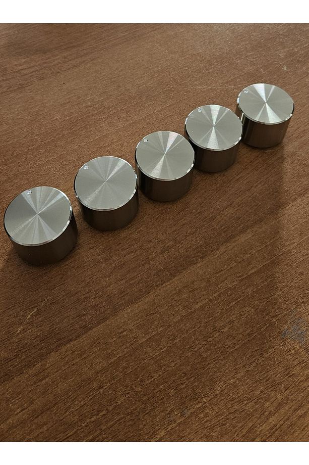 EHLA FİLTRE METALİK YÜZEY ÖZEL KAPLAMALI E44 ÖNDEN ANKASTRE OCAK DÜĞME SETİ 5 ADET - 2