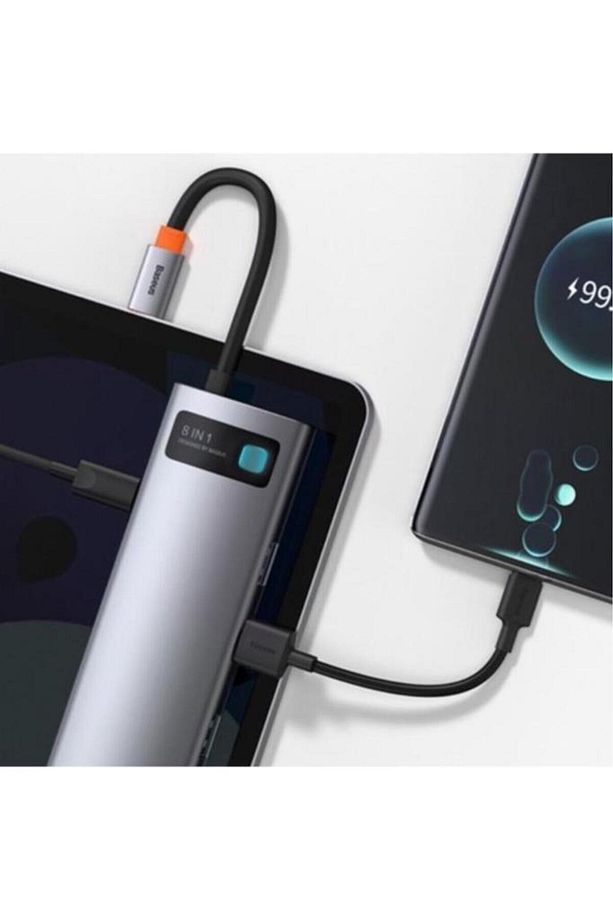 Metal Gleam Series 8in1 Type-c Hub Adaptör Çoklayıcı - 4