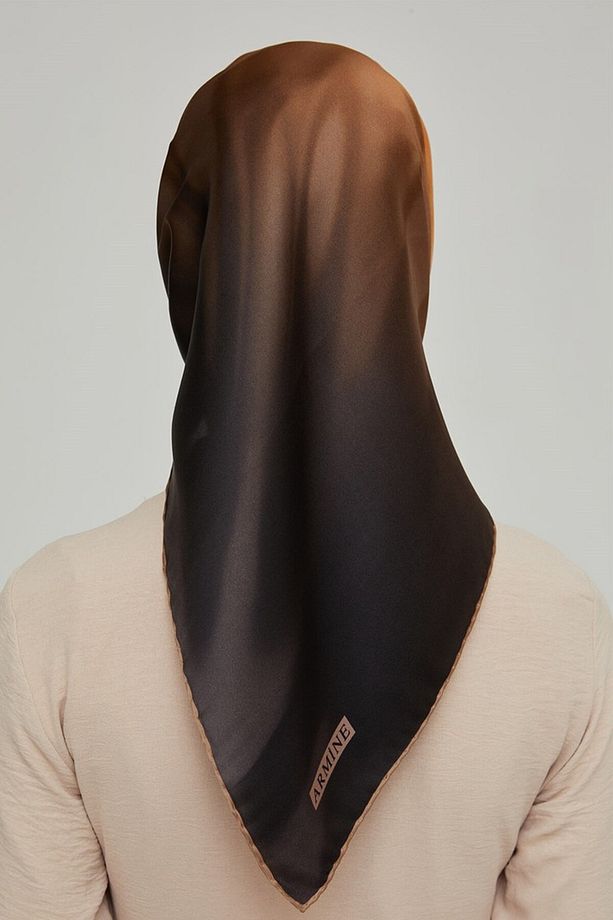 Nostalji Serisi Twill İpek Eşarp 8624D-37 - 3