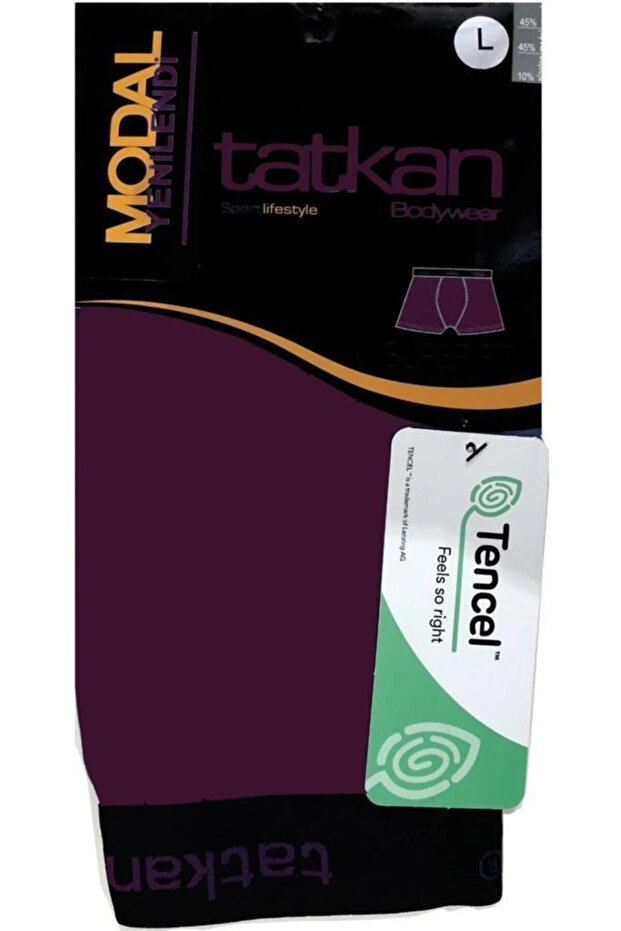 Erkek Boxer 5'li Bordo - 1