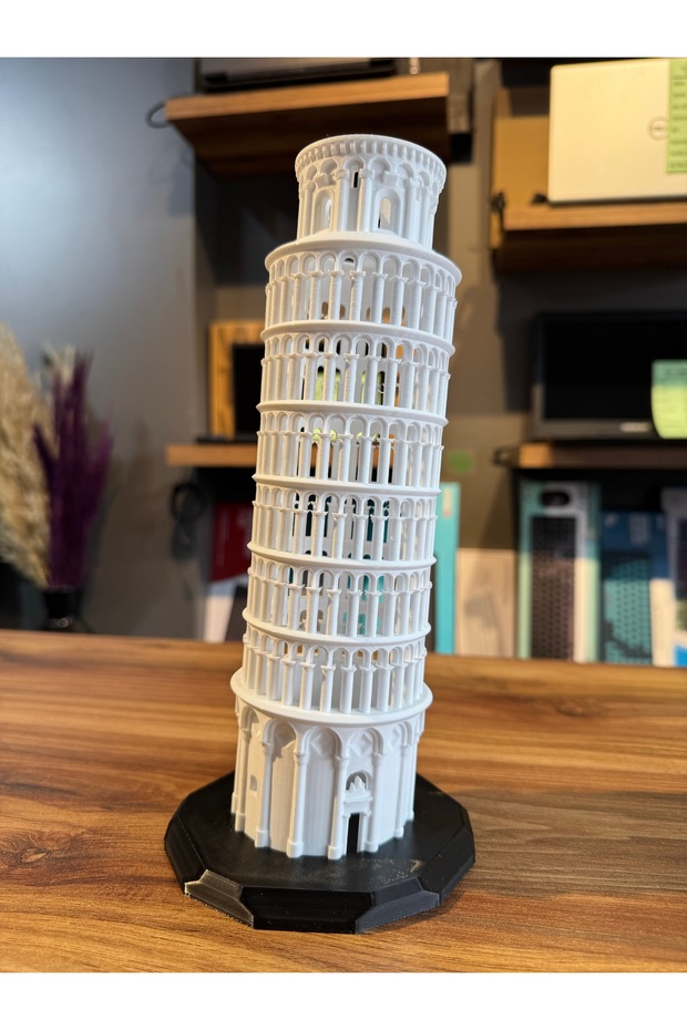 Pisa Kulesi İtalya Figürü 3D Baskı - 3