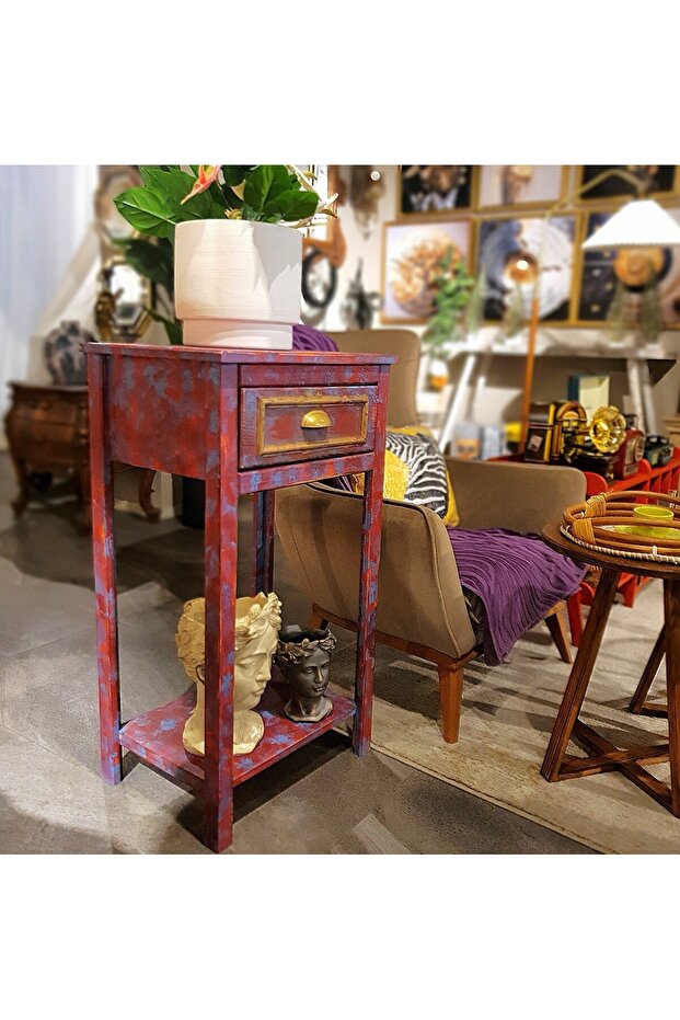 Candy Çekmeceli Yan Sehpa - 3