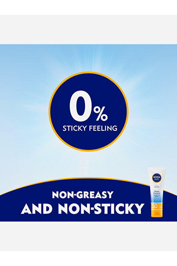 كريم حماية الوجه من أشعة الشمس فوق البنفسجية للتحكم في لمعان الوجه، عامل حماية من أشعة الشمس 50، أنبوب 50 مل - 4