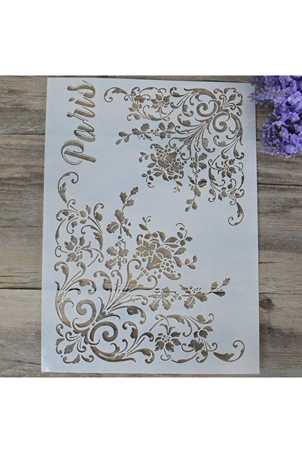 A4 Size 21 by 29.7cm A4 DIY Craft Layering Flower Stencil For Walls Painting Scrapbooking Stamping