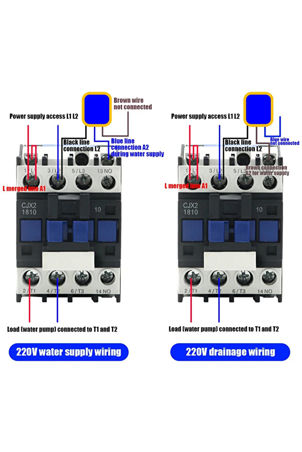 WIRE LENGTH 4M 2M 3M 4M 5M Controller Float Switch Liquid Switches Liquid Fluid Water Level Float Sw - 4