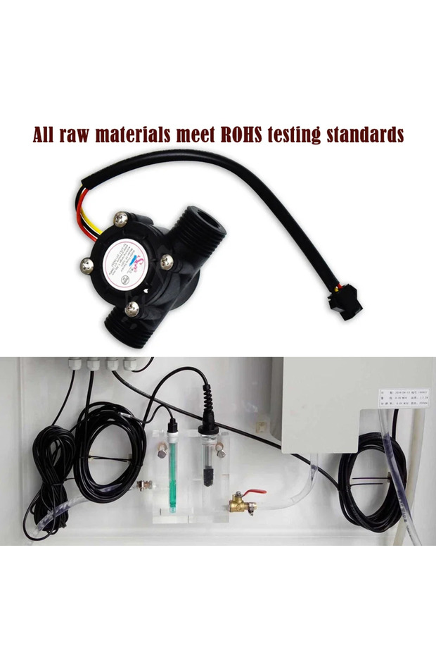 DC 5 to 18V 5-18V Water Flow Sensor 1.75MPa Water Control Liquid Flowmeter Hall Flow Sensor - 4