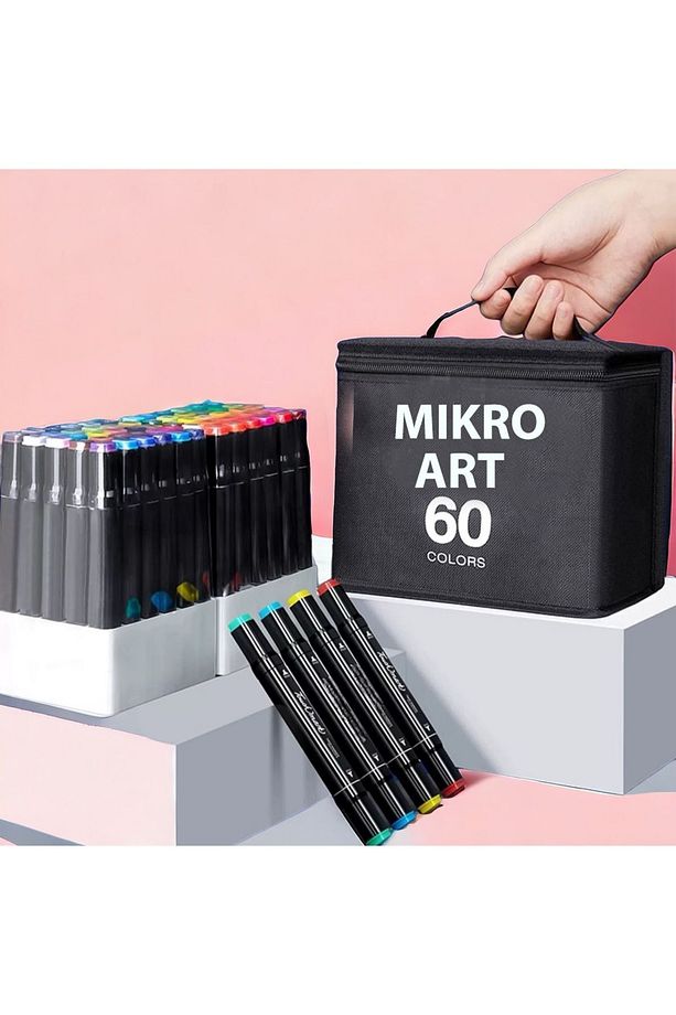 ART MARKER KALEM SETİ 60 LI SET - 3