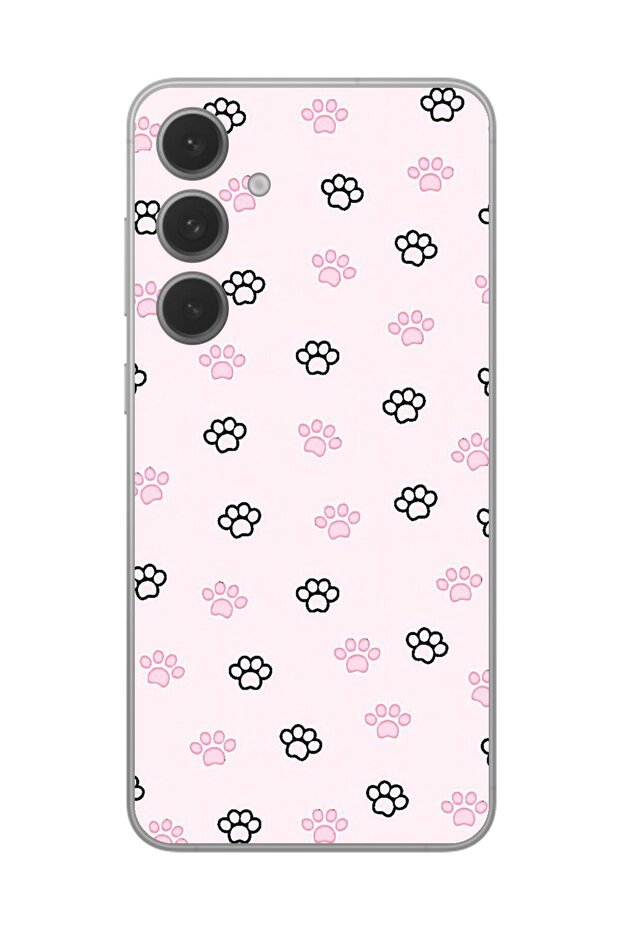 Samsung Galaxy S24 Compatible Transparent Case Minies 3 Design