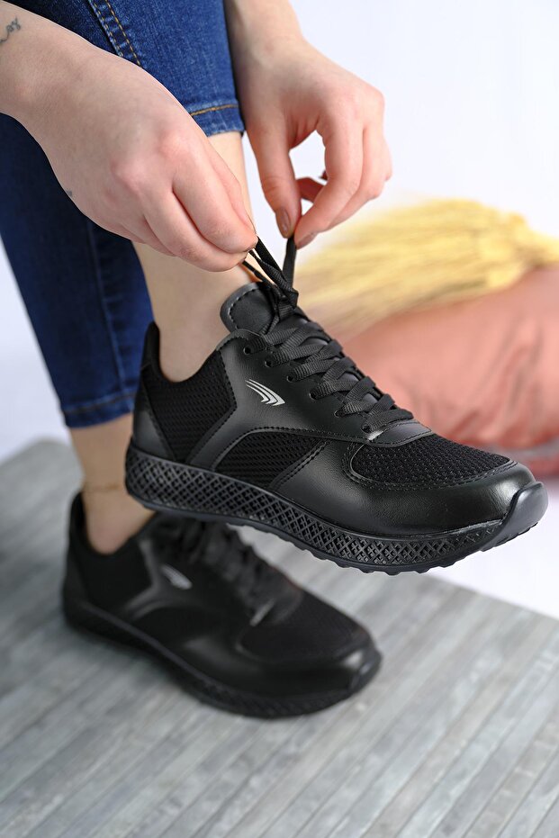 Monica Kalın Taban Fileli Kadın Sneaker - 3