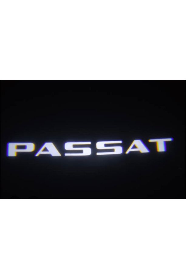 Volkswagen Aksesuar Passat Yazılı B8-B7-B6 Kapı Altı Logolu Aydınlatma Işığı - 2