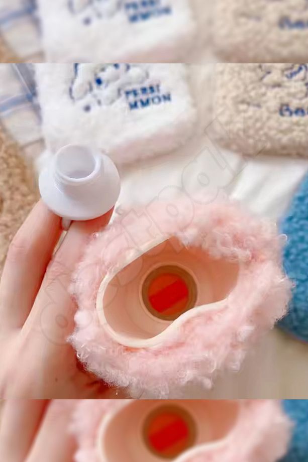 Mini Peluş Su Torbası - Sweet Su Torbası - Yumaşacık - Polar Kılıflı Bebek Sıcak Su Torbası - 1 ADET - 4