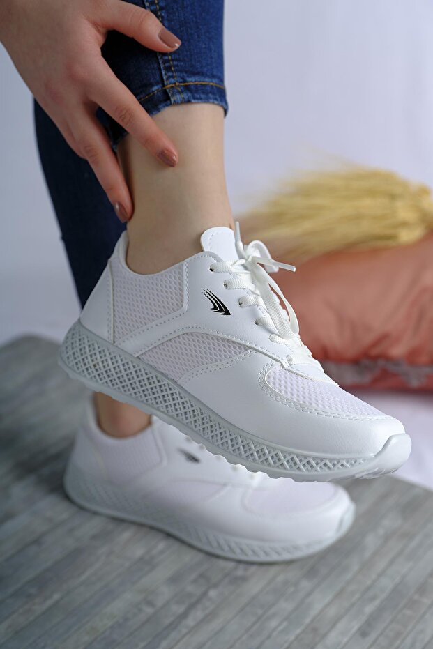 Monica Kalın Taban Fileli Kadın Sneaker - 2