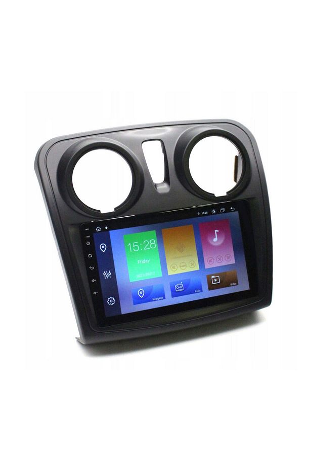 Dacia Sandero Araç Multimedya Android Ekran Carplay Navigasyon Double Teyp 2+32 9" 12-20 Black BLUEW - 2