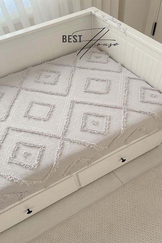 Divan Örtüsü Pike,yatak Örtüsü, Oturma Kısmı Koltuk Örtüsü 130x240 Cm - 1